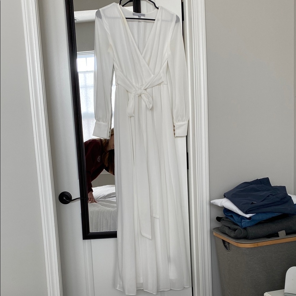 Baltic Born White Wrap Dress